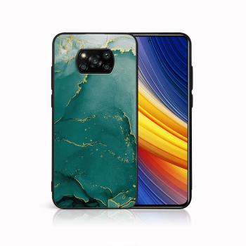 MY ART Ochranný kryt Xiaomi Poco X3 NFC / X3 Pro -GREEN MARBLE (145)