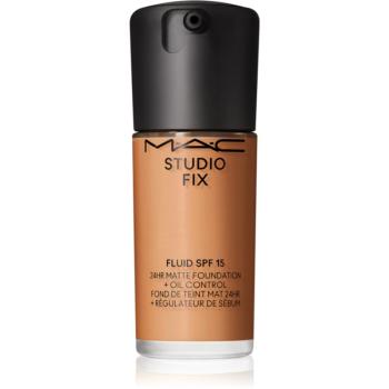 MAC Cosmetics Studio Fix Fluid SPF 15 24HR Matte Foundation + Oil Control zmatňujúci make-up SPF 15 odtieň NC45 30 ml