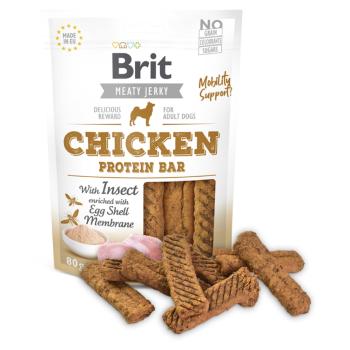 BRIT Jerky Chicken with Insect Protein Bar maškrty pre psov 80 g