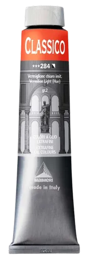MAIMERI CLASSICO - Extra jemné olejové farby 284 - vermilion light hue, 0,2 L