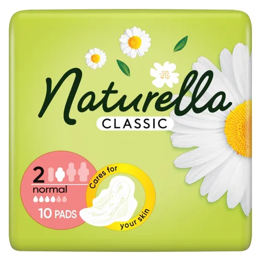 NATURELLA Classic s vôňou harmančeka Normal Hygienické Vložky 10 ks