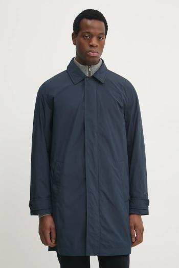 Bunda Tommy Hilfiger pánska, tmavomodrá farba, prechodná, MW0MW37651