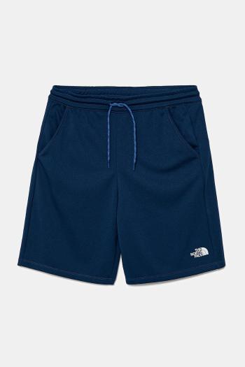 Detské krátke nohavice The North Face NEVER STOP SHORT tmavomodrá farba, nastaviteľný pás NF0A86U4D1R1
