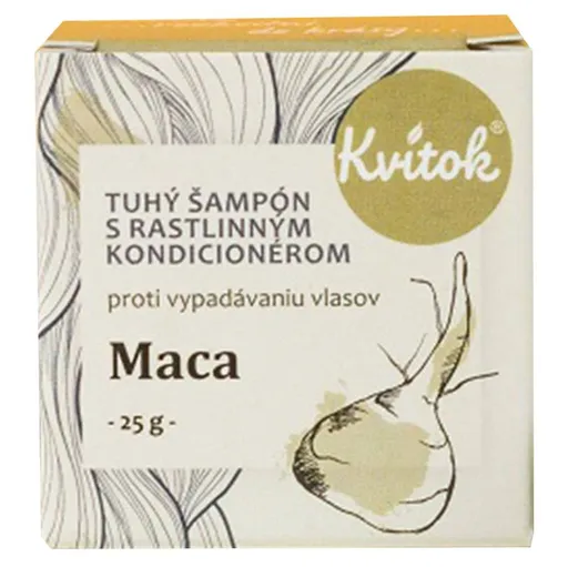 KVITOK Tuhý šampón Maca 25 g