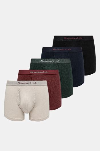 Boxerky Abercrombie & Fitch 5-pak pánske, tmavomodrá farba, KI114-4040