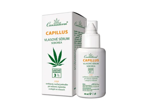 Cannaderm CAPILLUS - vlasové sérum seborea 40ml