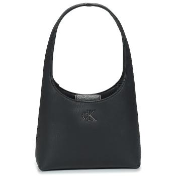 Calvin Klein Jeans  MINIMAL MONOGRAM SHOULDER BAG  Tašky cez rameno Čierna