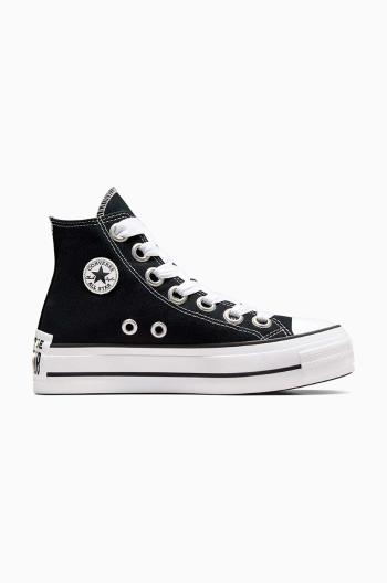 Tenisky Converse Chuck Taylor All Star Lift čierna farba, A10424C