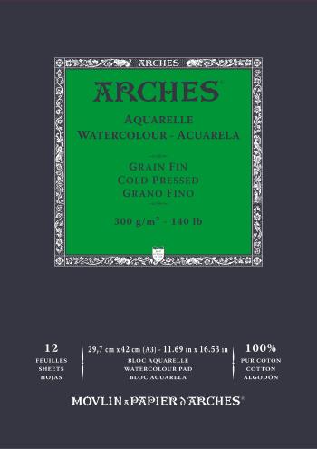 Arches Watercolour Cold Pressed Skicár 297 x 42 cm 300 g