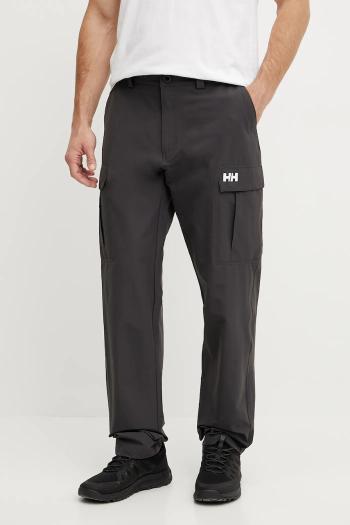Turistické nohavice Helly Hansen HH QD CARGO čierna farba, 33996