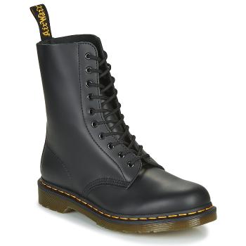 Dr. Martens  1490 BLACK SMOOTH  Polokozačky Čierna