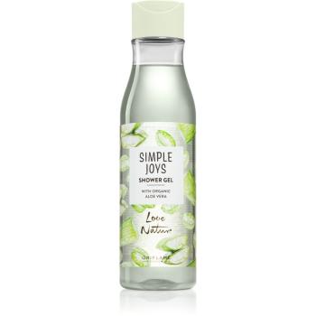 Oriflame Love Nature Simple Joys osviežujúci sprchový gél s aloe vera Organic Aloe Vera 250 ml