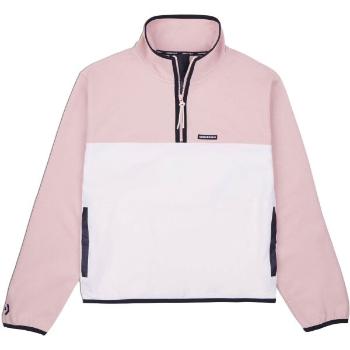 Converse POPOVER 1/2 ZIP TOP Dámská mikina, růžová, velikost