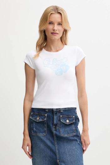 Tričko Guess dámske, biela farba, W5YI29 K49A1