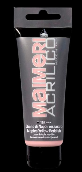 MAIMERI ACRILICO - Akrylové farby 106 - naples yellow reddish, 0,2 L