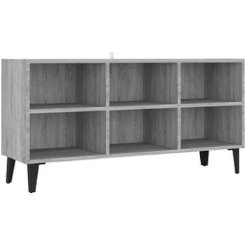 SHUMEE s kovovými nohami sivý sonoma 103,5 × 30 × 50 cm (813156)