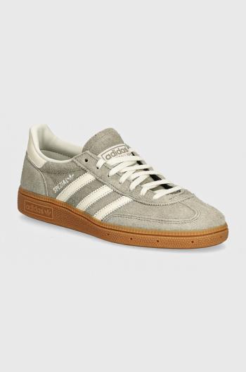 Semišové tenisky adidas Originals Hanball Spezial šedá farba, IG1966