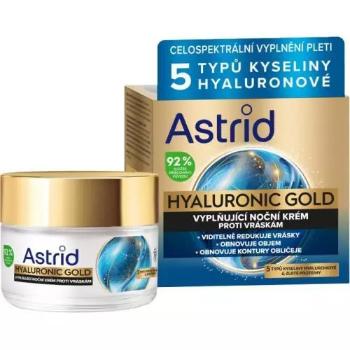 Astrid Vyplňujúci nočný krém proti vráskam so zlatými proteínmi Hyaluronic Gold (Cream) 50 ml