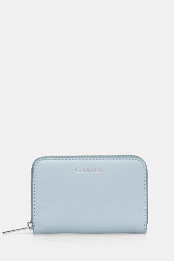 Peňaženka Calvin Klein dámska, modrá farba, LV04F1091G
