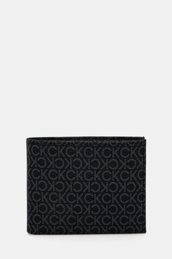 Peňaženka Calvin Klein pánska, čierna farba, K50K512855