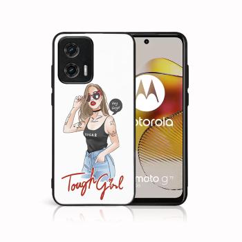 MY ART Ochranný kryt pre Motorola Moto G73 5G TOUGH GIRL (131)