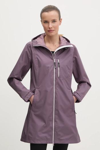 Bunda Helly Hansen dámska, fialová farba, prechodná, 55964