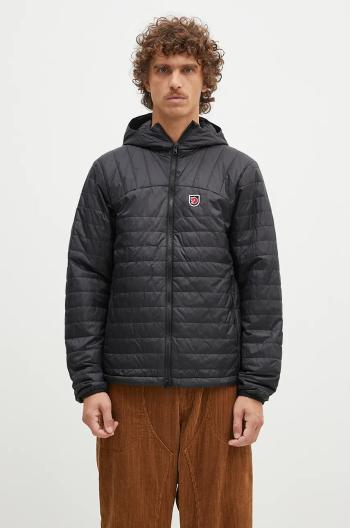 Bunda Fjallraven Expedition X-Latt Hoodie M pánska, čierna farba, prechodná, F12500157.550
