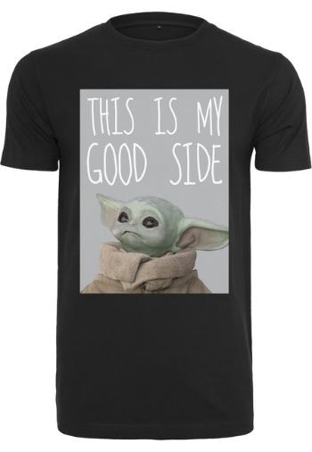 Mr. Tee Baby Yoda Good Side Tee black - L