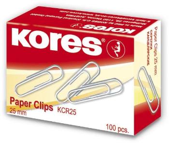 Gemkapocs KORES kerek 25 mm - 100 db-os csomagolásban