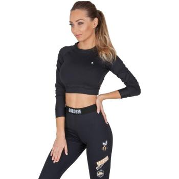 GOLDBEE CROP-TOP BECLASSIC Női crop top, fekete, méret