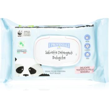 I Provenzali BIO Baby Wet Wipes vlhčené čistiace obrúsky pre deti od narodenia 64 ks