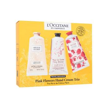 L'Occitane en Provence Darčeková sada krémov na ruky Pink Flowers Hand Cream Trio