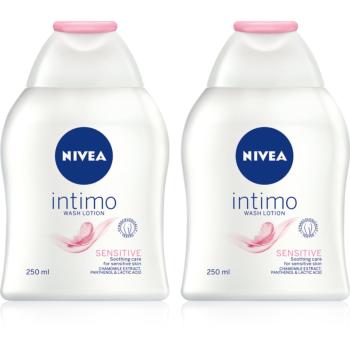 NIVEA Intimo Sensitive emulzia pre intímnu hygienu výhodné balenie
