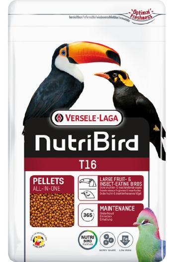 Versele Laga NutriBird T16 - pre veľké ovocnomilné druhy vtákov 10kg