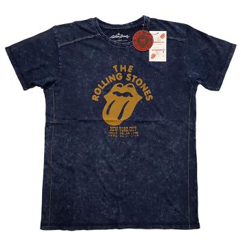 The Rolling Stones tričko NYC '75 Modrá XL