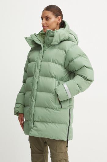 Bunda Helly Hansen dámska, zelená farba, zimná