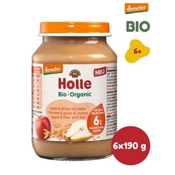 Holle bio Hruška a špaldové vločky  6 ks (7640104957348)