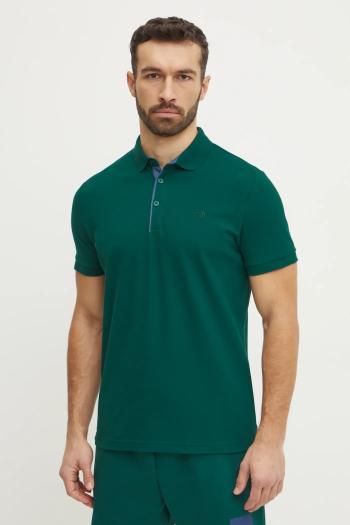Bavlnené polo tričko The North Face Premium Slim zelená farba, jednofarebné, NF0A8C1N6GI1