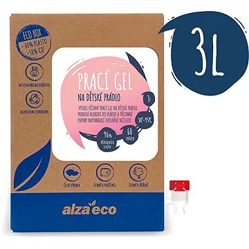 AlzaEco prací gél na detskú bielizeň 3 l (60 praní) (8594018045723)