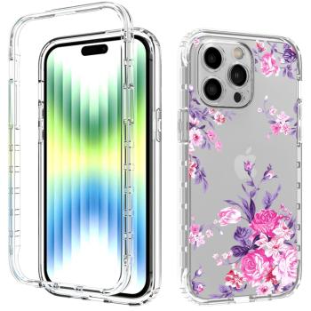 DUAL ART Odolný kryt Apple iPhone 14 Pro ROSES