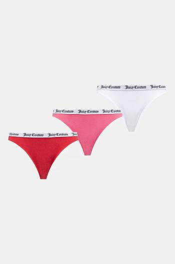 Nohavičky Juicy Couture DIDDY BRIEF 3PK 3-pak biela farba, JCLBR224572