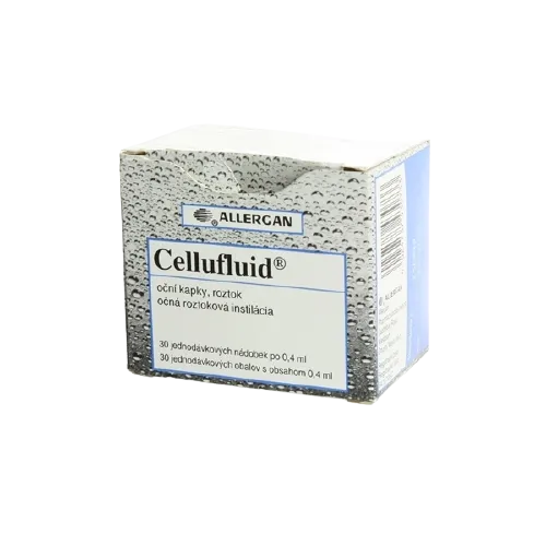 CELLUFLUID na liečbu príznakov suchého oka 30x0,4 ml