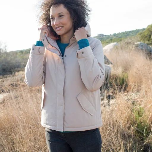 Nepremokavá bunda na zips s kapucňou