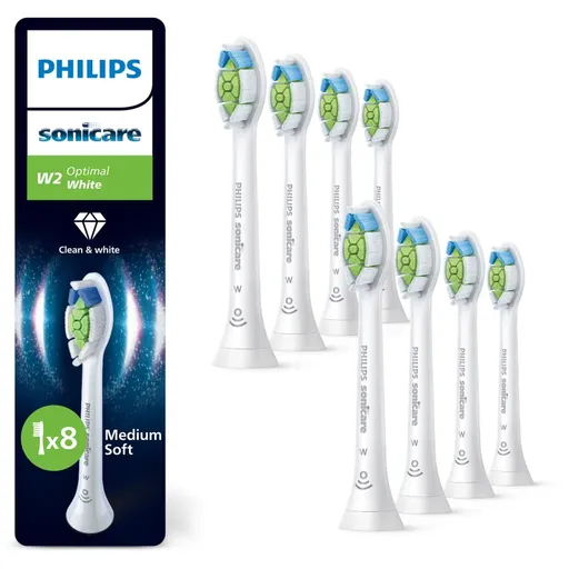 Philips Sonicare Optimal White HX6068/87 náhradné hlavice na zubnú kefku 8 ks