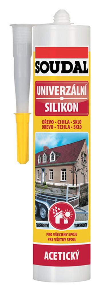 SOUDAL - Univerzálny silikón soudal - čierna 0,28 L