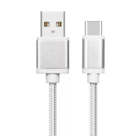 TB Touch USB - USB-C kábel, 2m, strieborný