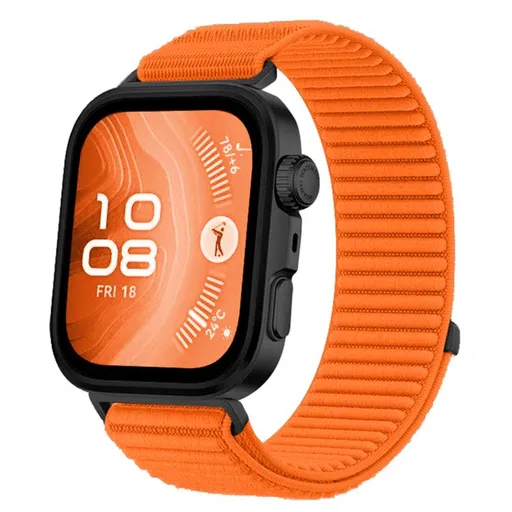 NYLON Vymeniteľný remienok pre Huawei Watch Fit 4 / Fit 4 Pro oranžový