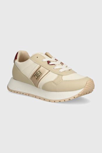 Detské tenisky Tommy Hilfiger béžová farba, T3A9-33548