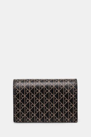Peňaženka Calvin Klein dámska, čierna farba, LV04F1083G
