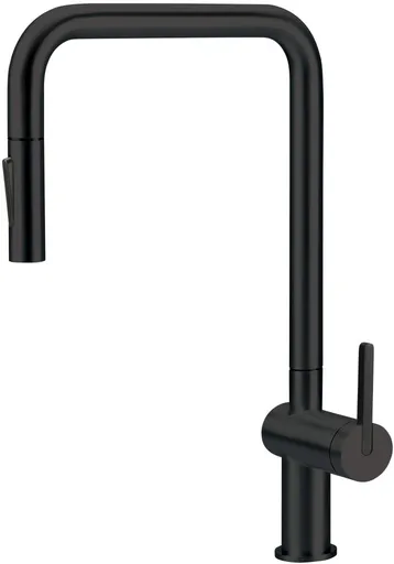 DEANTE - Momi čierna Kuchynská batéria, s výsuvnou hubicou BKM_N73N
